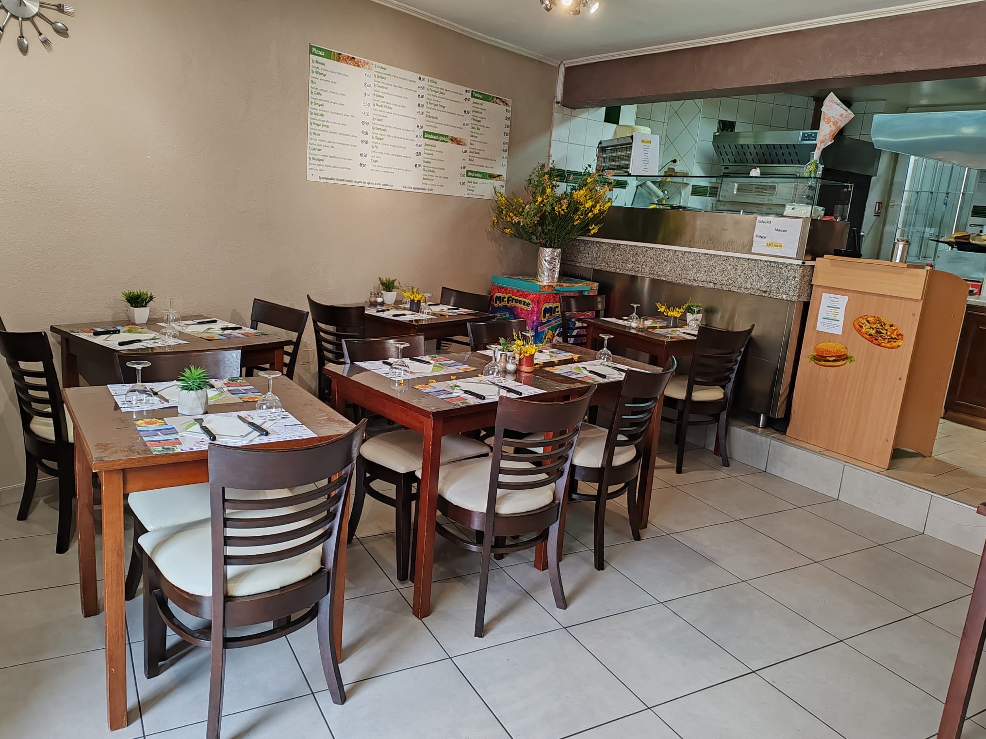 Salle du restaurant Chez Patricia Tulette